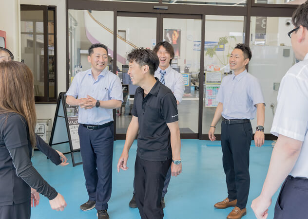 社員同士は和気あいあい